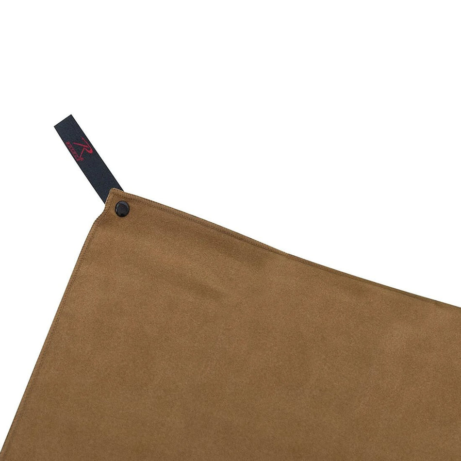 Rothco Coyote Brown Microfiber Towel - 30" x 50" Corner Zoomed
