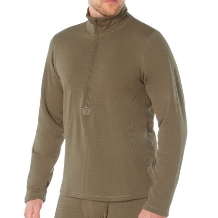 Coyote Brown Rothco ECWCS GEN III Level II Mid-Weight Baselayer Undershirt