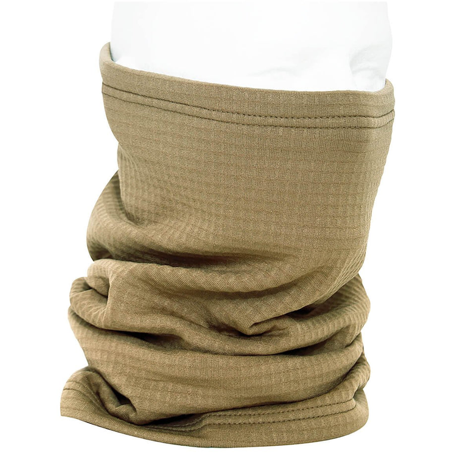 Grid Fleece Neck Gaiter Gen III Level 2 Coyote Brown