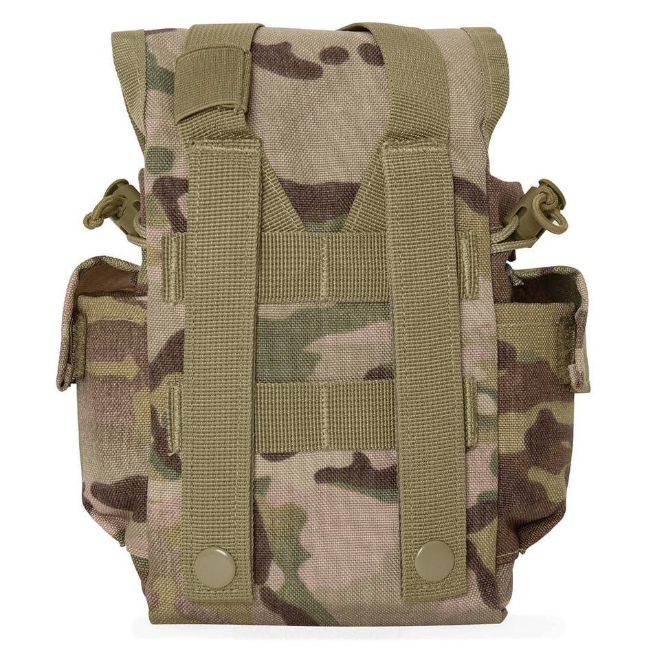 1 Quart Canteen MOLLE II Utility Pouch in Multicam Back Side