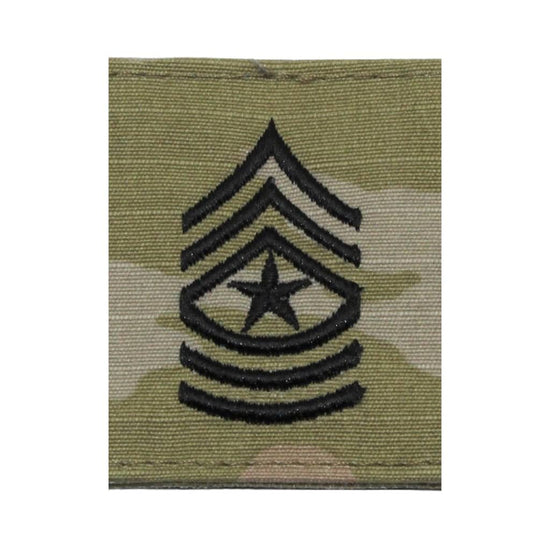 Army SGM Sergeant Major Rank OCP Gortex Slide On Patch – Bradley's Surplus