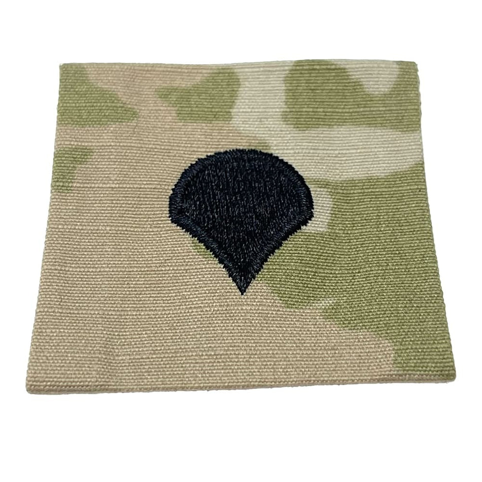 SPC Specialist Army OCP Rank Patch Sew-On – view 2