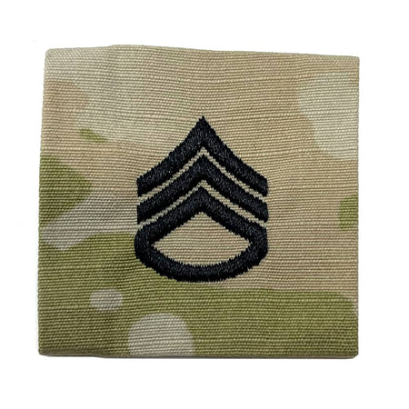 SSG Staff Sergeant Army Rank Sew-On OCP Patch - 2x2
