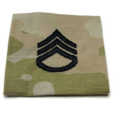 SSG Staff Sergeant Army Rank Sew-On OCP Patch - 2x2