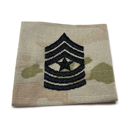 Sergeant Major Rank Patch – SGM E9 Army OCP Sew-On 2x2 Scorpion W2