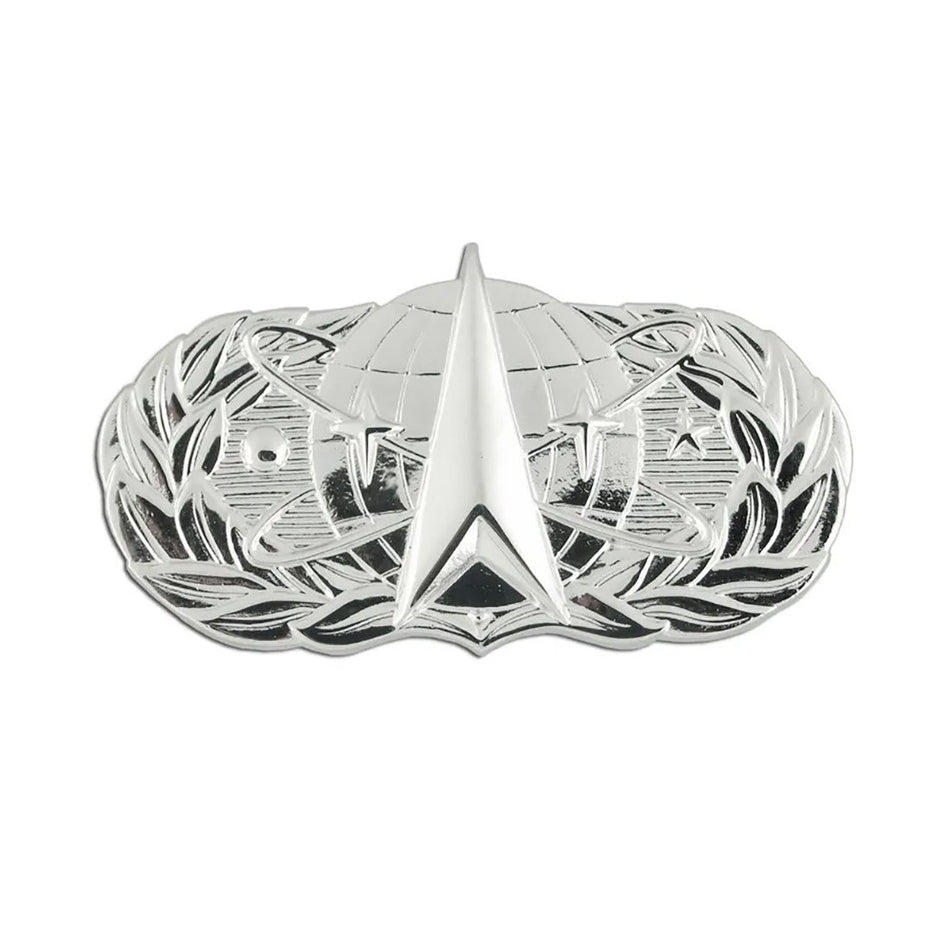 Space Missile Basic Air Force Badge With Mirror Finish