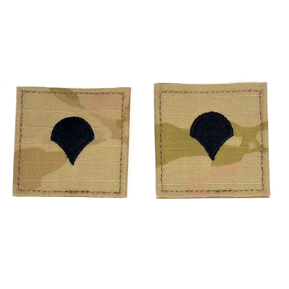 Specialist SPC E-4 Rank OCP Patches With Hook Fastener Set of 2