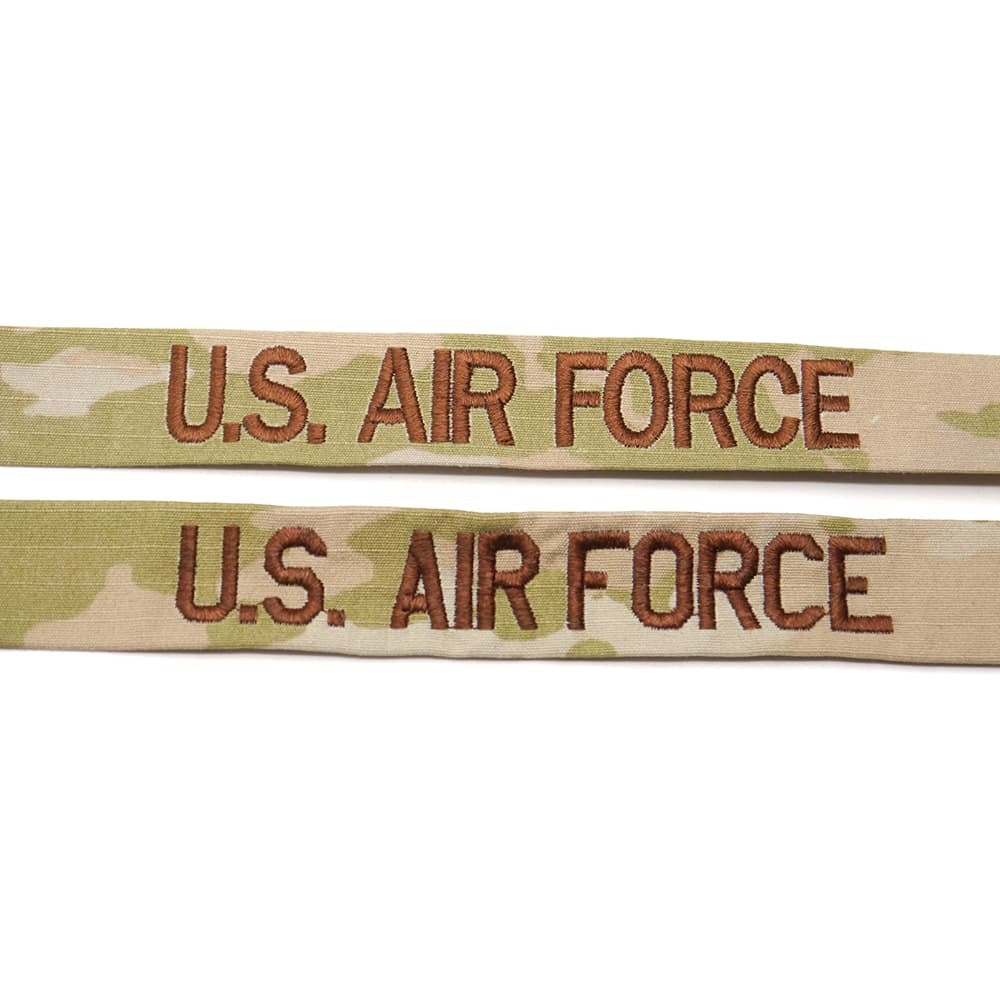 USAF Name Tape – OCP Embroidered Military Name Tag with Hook or