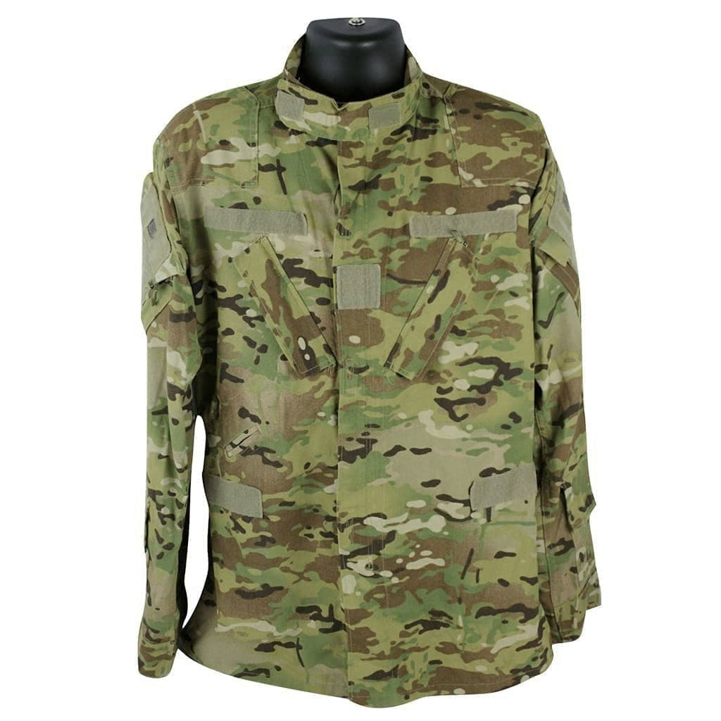 A USGI Multicam Aircrew Combat Coat against a plain white background