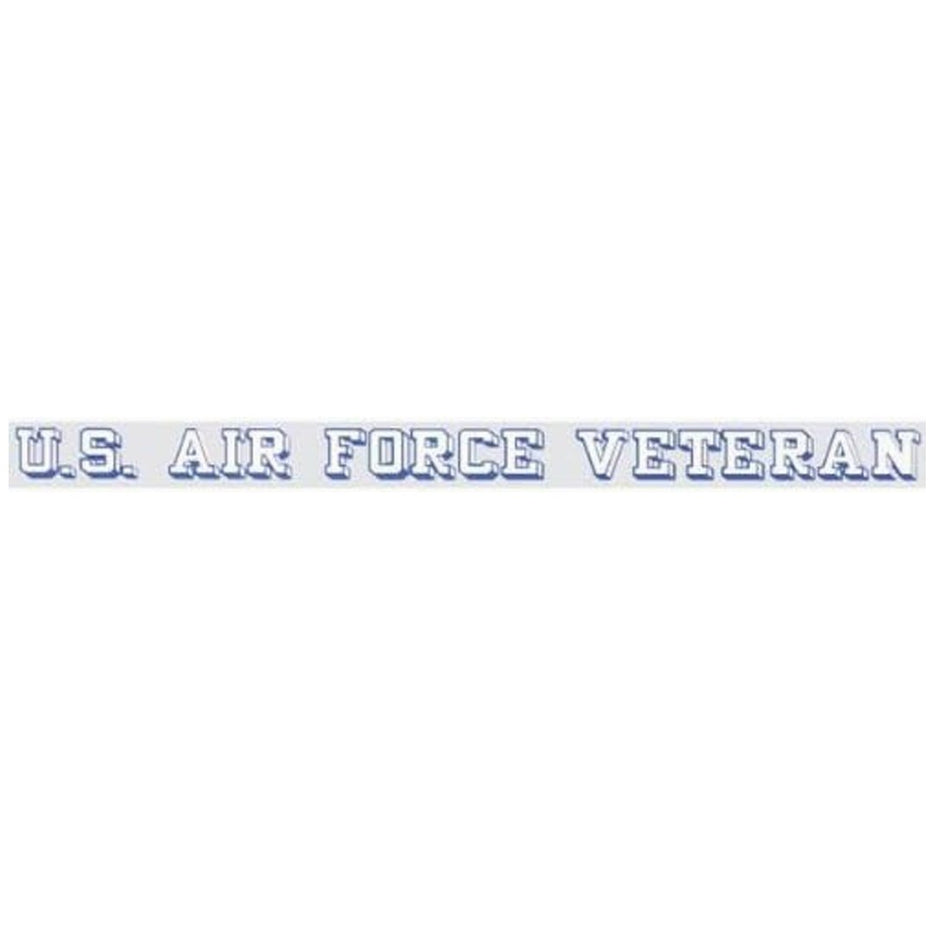 U.S. Air Force Veteran Window Strip Decal 18"x1.25"
