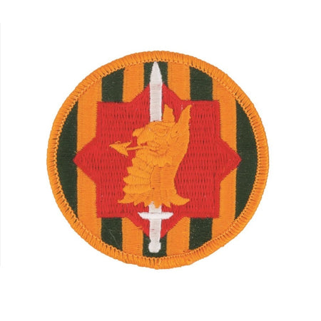 US Army 89th Military Police Brigade Full Color Sew-On Patch on a white background