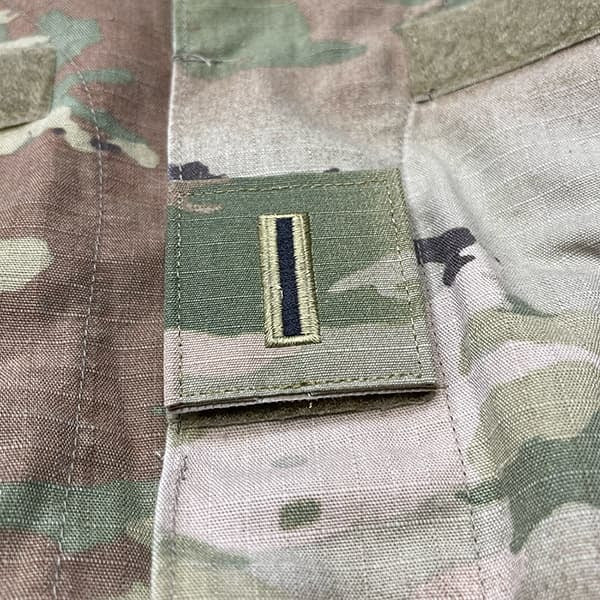 US Army CW5 Chief Warrant Officer 5 Rank OCP Patch on an ocp jacket