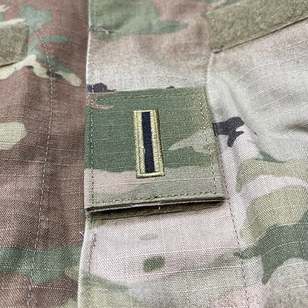 US Army CW5 Chief Warrant Officer 5 Rank OCP Patch on an ocp jacket