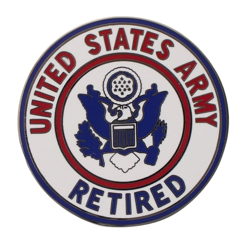 United States Army Retired ID Badge