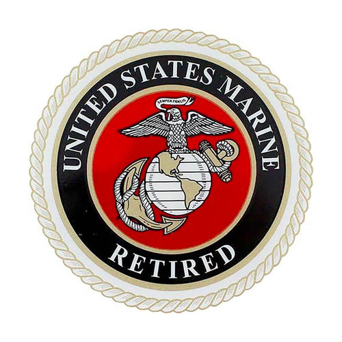United States Marine Corps USMC Retired Decal