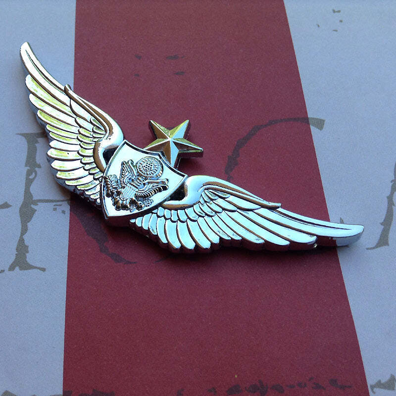 US Army Aircrew Badge Metal Car Decal 
