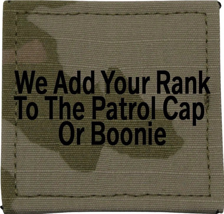 Hat Rank Builder Sew-On Patch