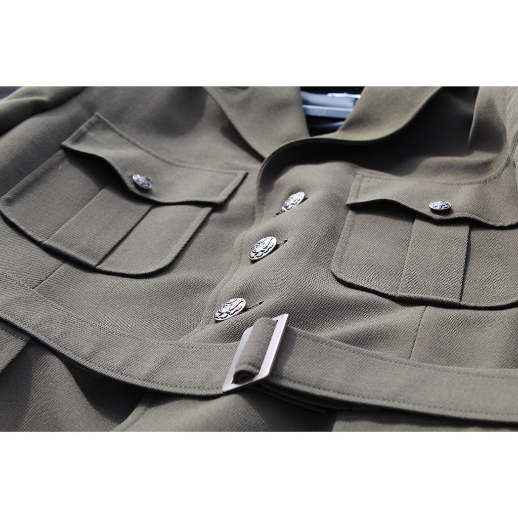 AGSU Jacket Army Green Service Uniform Dress Coat - Used Zoomed In