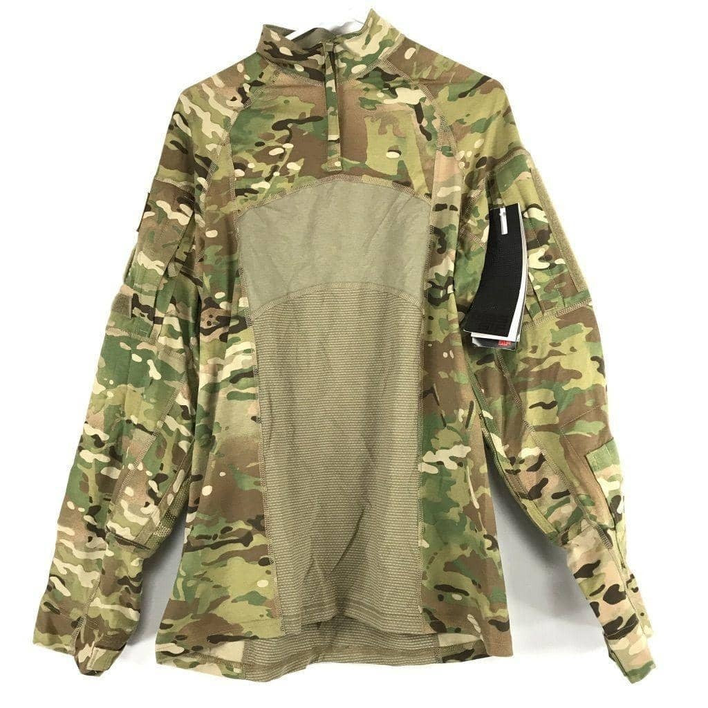 Army Combat Shirt USGI Massif OCP Multicam Shirts with Quarter Zip