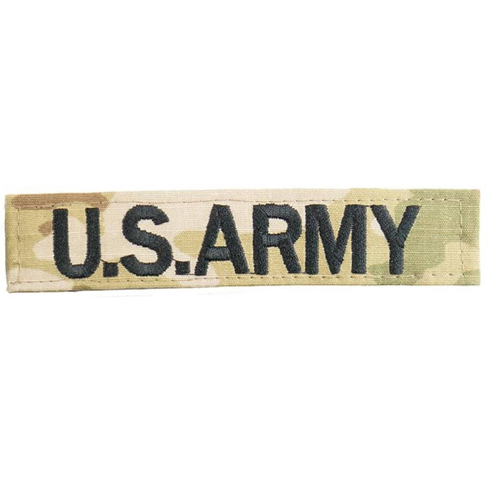 U.S. Army Nametape with Hook Fastener