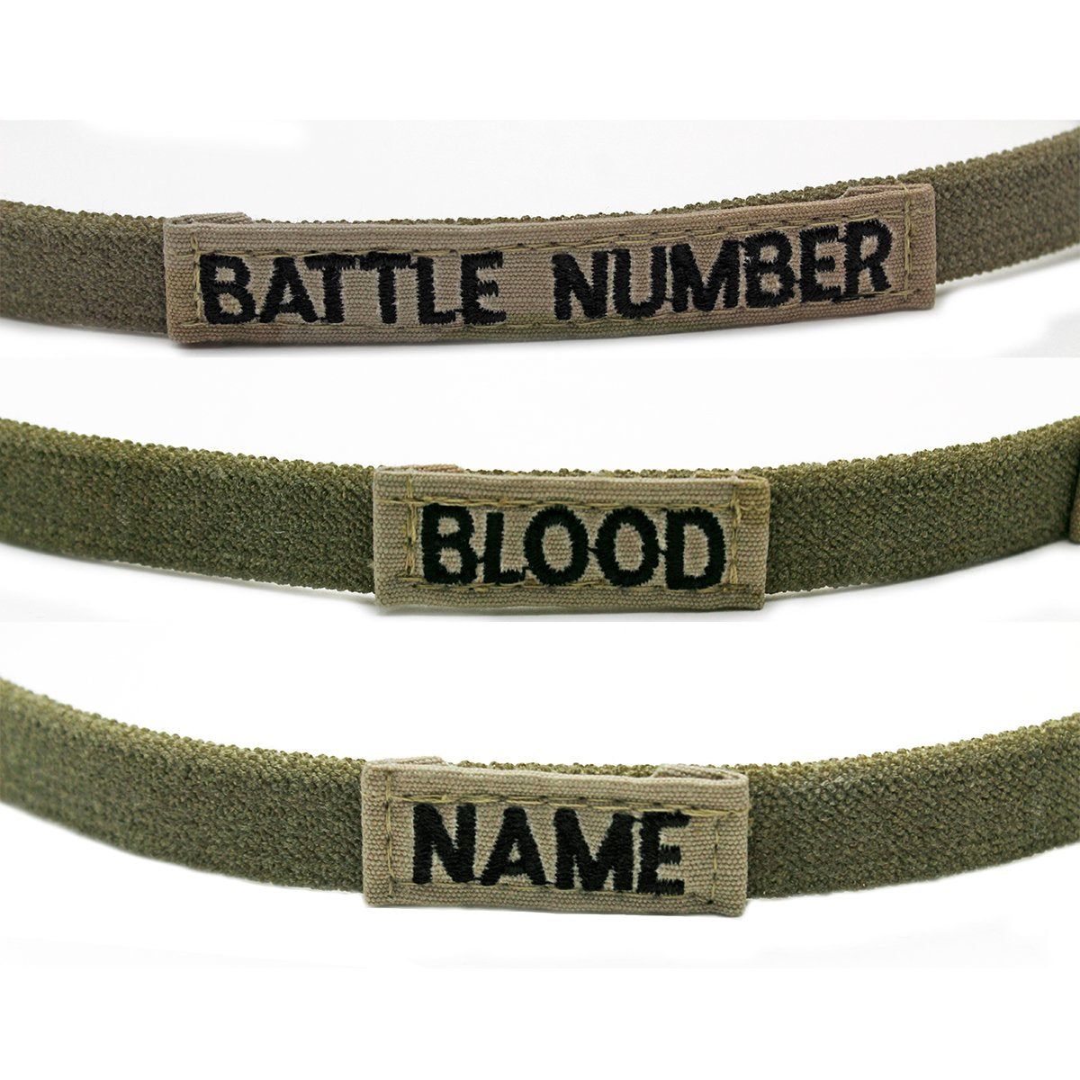 Army Cat Eyes OCP ACH Helmet Band Add Name, Blood Type, and Roster