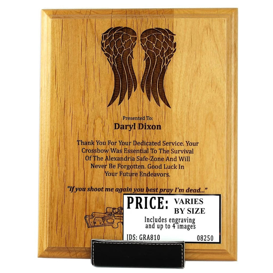 Red Alder Wooden Plaque