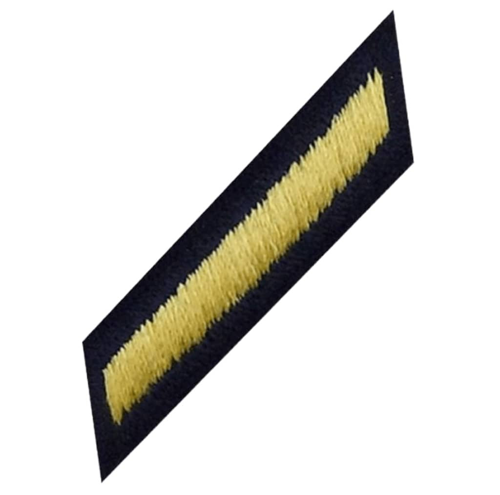 Army Gold Embroidered on Blue Female Hash Marks