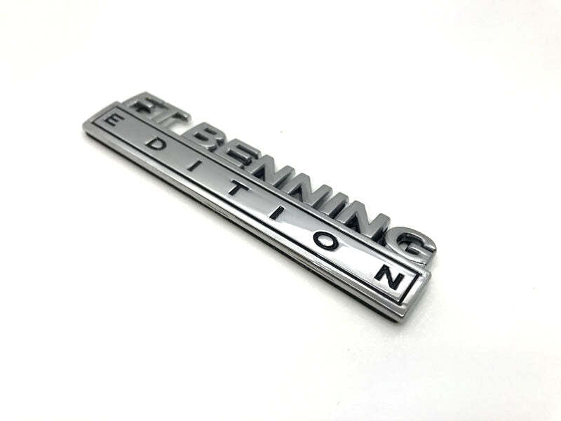 Ft Benning Edition Metal Truck Decal by Auto Medals