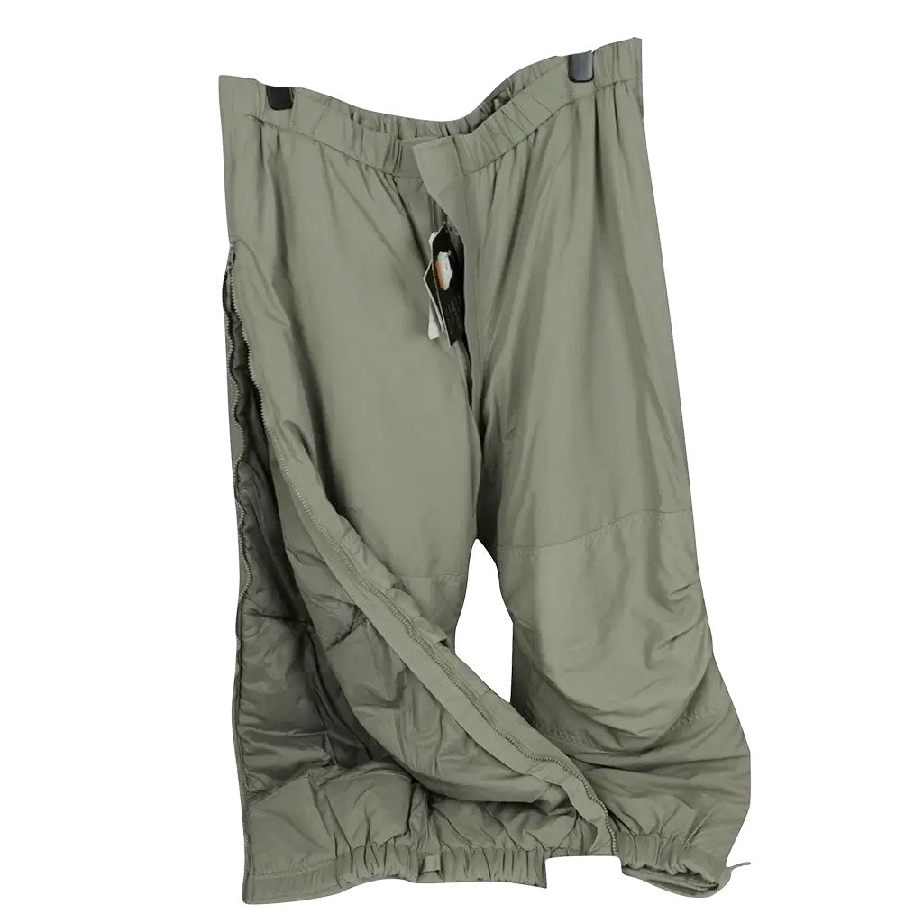 USGI Gray Genuine Issue Extreme Cold Weather GEN III Trousers open zipper