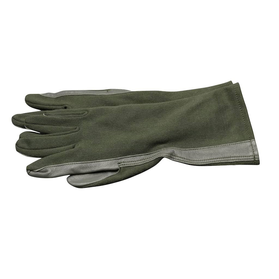 USGI Nomex Flight Gloves Sage Green Summer Flyers - NEW