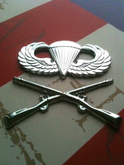 Army Infantry Branch Insignia Metal Car Decal