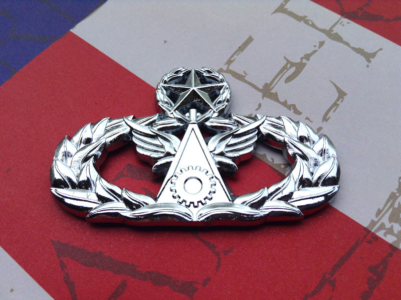 Army Master Civil Engineer Metal Auto Decal