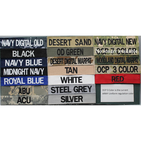 Custom Nametape Keychain Luggage Tag With Embroidered Text