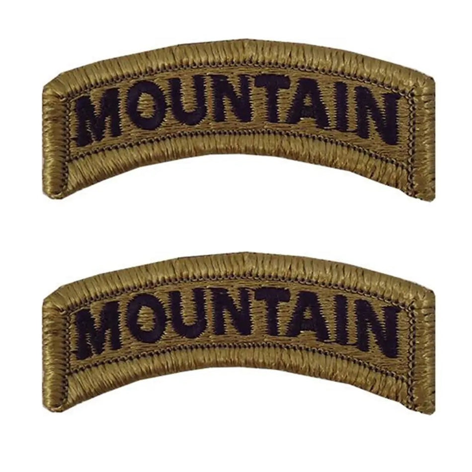 Army Mountain OCP Tab With Hook Fastener - Set of 2