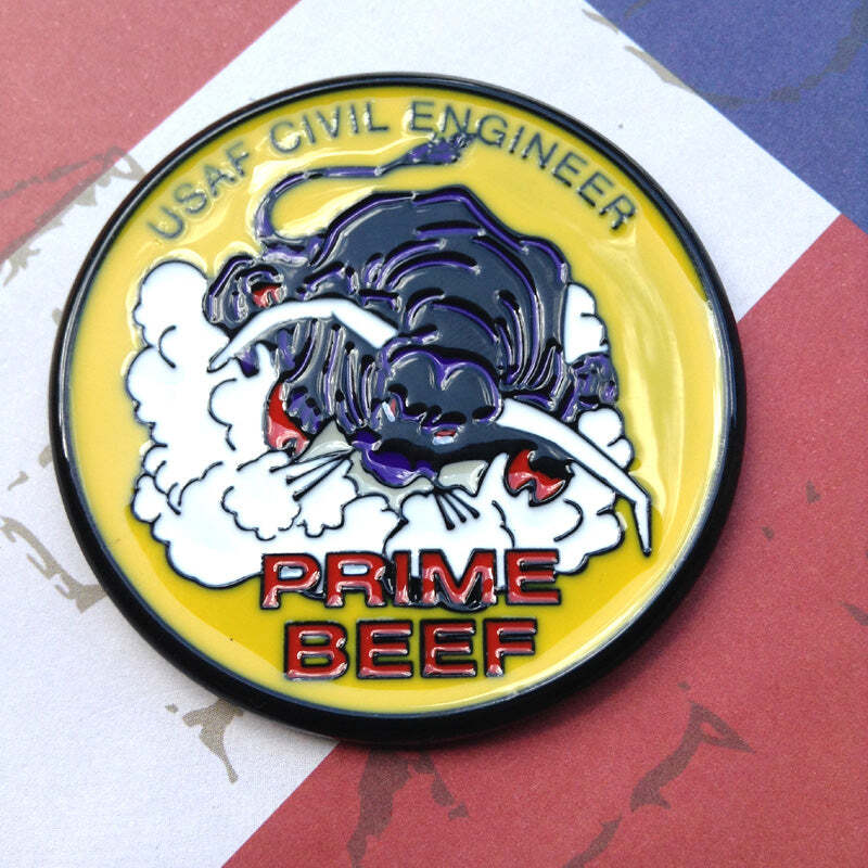 Prime Base Engineer Emergency Force "Prime BEEF" Metal Decal
