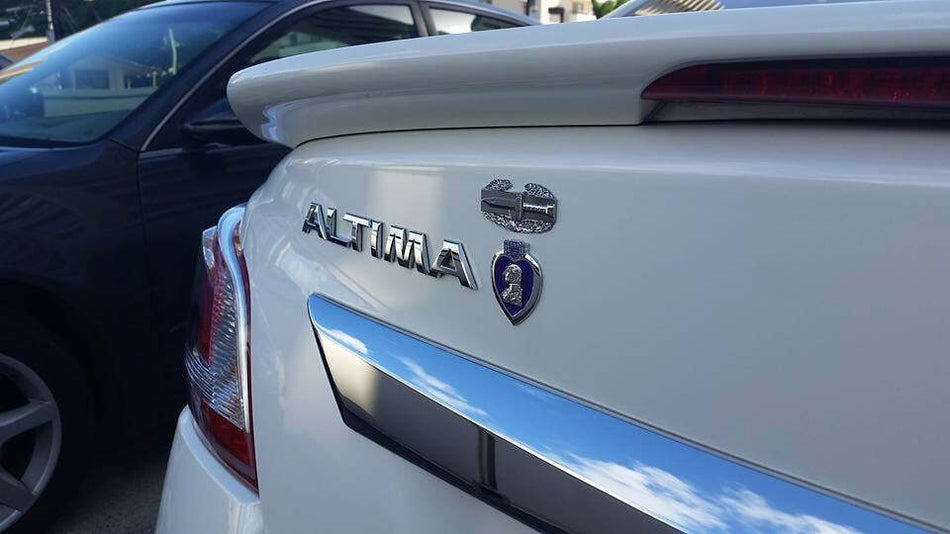 Combat Action Badge Metal Car Decal