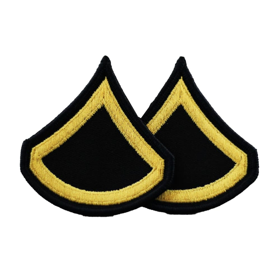 Army ASU Rank Chevron Patch – Sew-On Dress Uniform Insignia Set