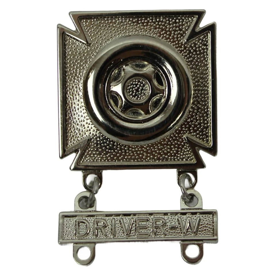Army Drivers Badge with Qualification Bar - Wheel, Track and Mechanic Bars