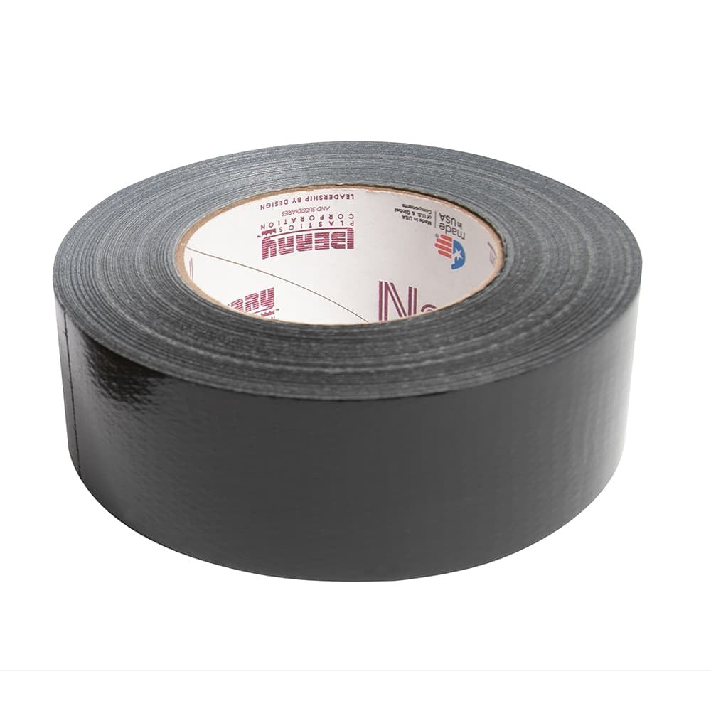 Black Military Duct Tape on a white background