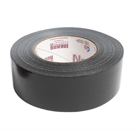 Black Military Duct Tape on a white background