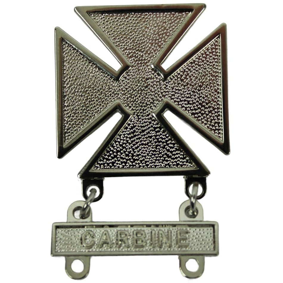 Army Marksmanship Badges Weapons with Qualification Bar Attached