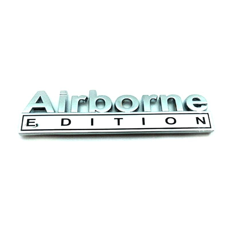 Army Airborne Edition Chrome Emblem