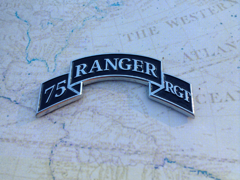 75th Ranger Regiment Emblem Metal Decal