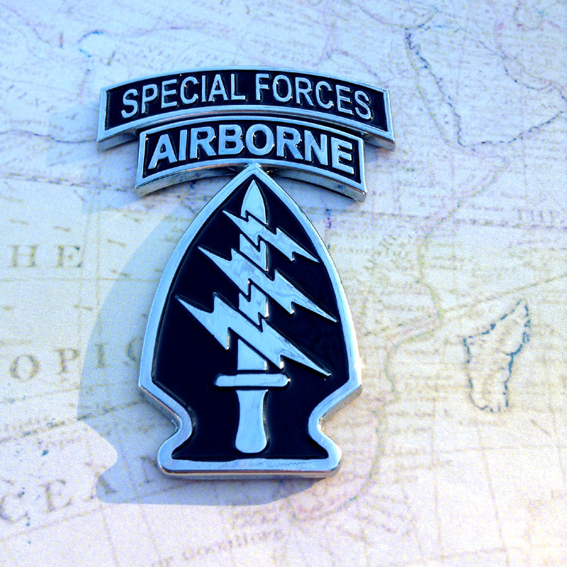US Army Special Forces Military Car Bumper Sticker Decal – Vinyl, Multicolor