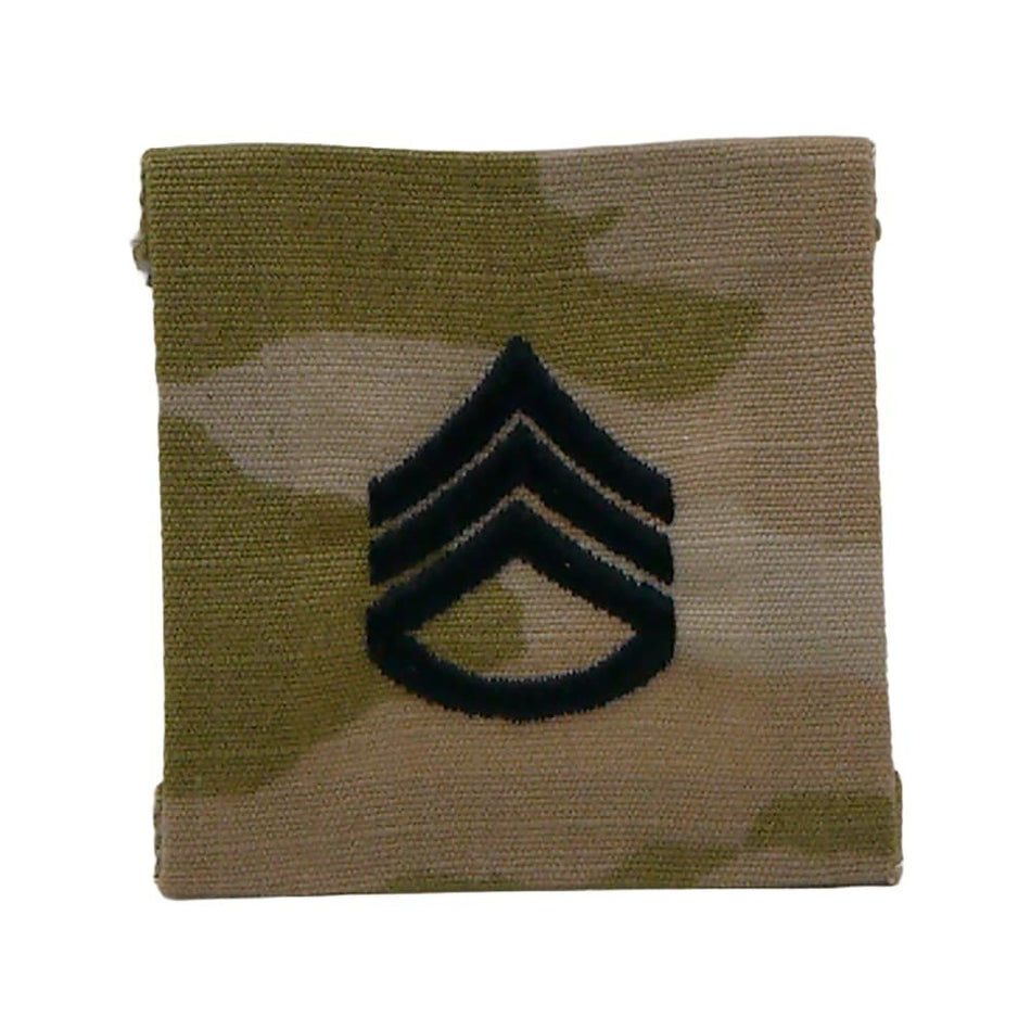 E-6 Staff Sergeant SSG Army Rank OCP Patch Sew-On