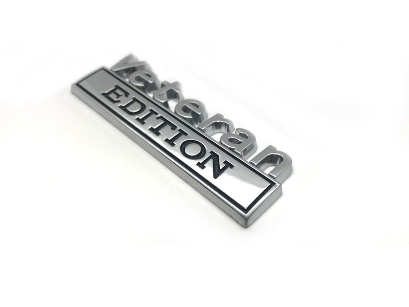 Veteran Edition Metal Truck Decal by Auto Medals
