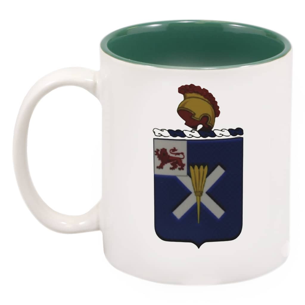 1-32nd Infantry Coffee Mug With Green Inside