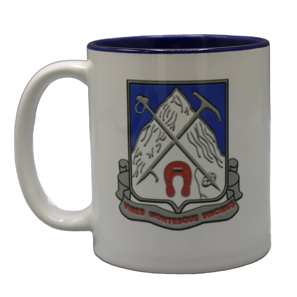 1-87th Infantry Coffee Cup With Blue Inside