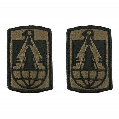 11th Signal Brigade OCP Patch With Hook Fastener - Set of 2