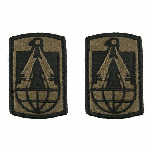 11th Signal Brigade OCP Patch With Hook Fastener - Set of 2